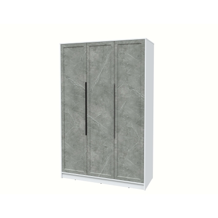 Шкаф распашной Тренд КТ-Ш3 (Белый платинум ЛДСП/ Керамика ЛМДФ) Ш1360 В2128 Г547 Шкаф распашной Тренд КТ-Ш3 (Белый платинум ЛДСП/ Керамика ЛМДФ) Ш1360 В2128 Г547